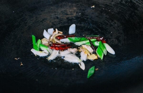 Squid Stir-Fry with Pickled Mustard Greens, by thewoksoflife.com