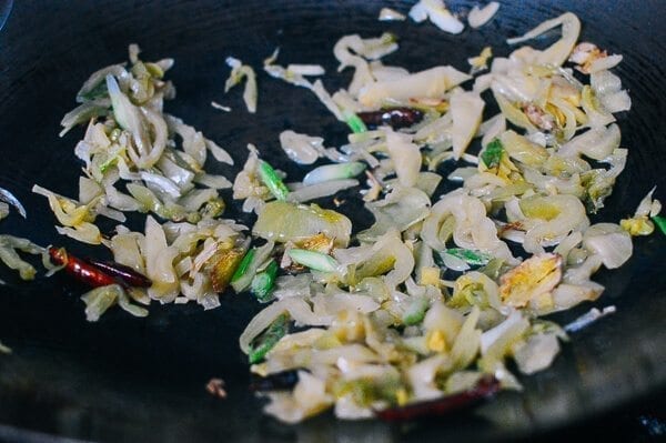 Squid Stir-Fry with Pickled Mustard Greens, by thewoksoflife.com