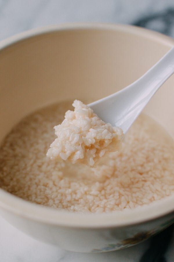 Sweet Fermented Rice (酒酿, Jiu Niang), by thewoksoflife.com