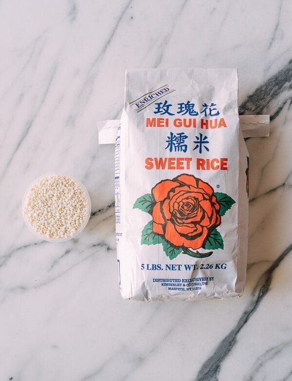 Sweet Fermented Rice (酒酿, Jiu Niang), by thewoksoflife.com