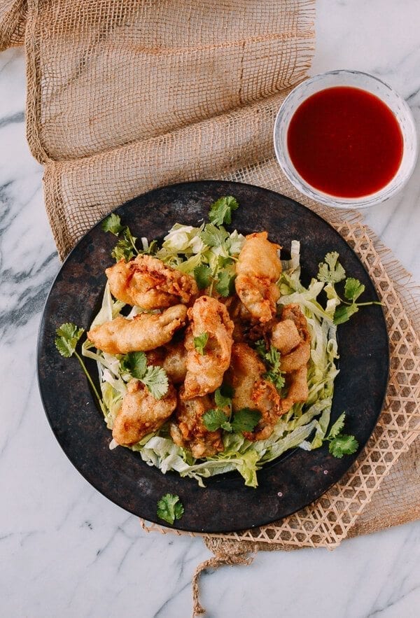 Chinese Deep Fried Oysters, by thewoksoflife.com