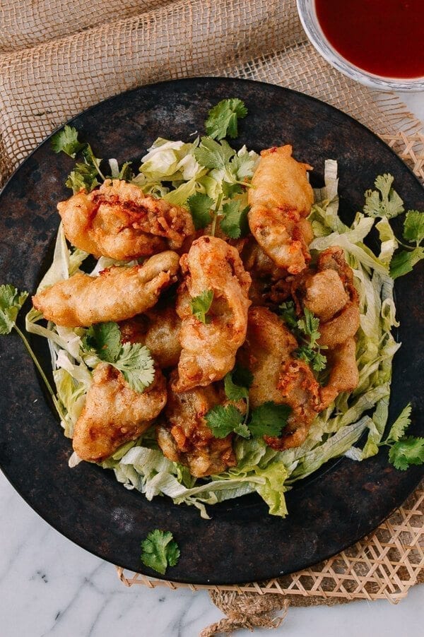 Chinese Deep Fried Oysters, by thewoksoflife.com