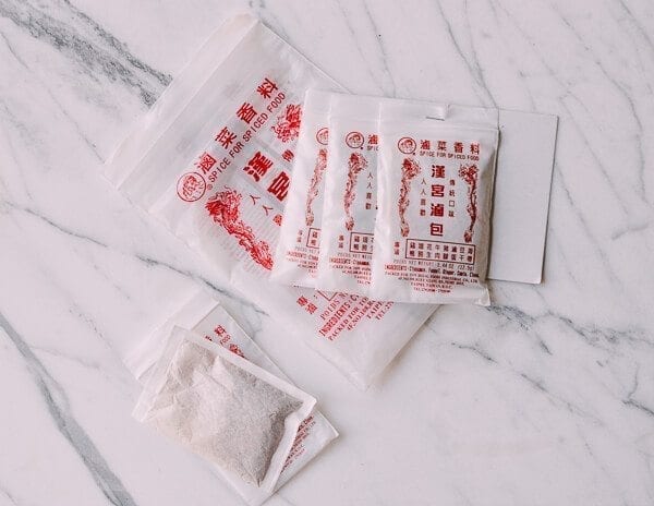 Chinese Fried Pigeon (Squab) - Spice packets, by thewoksoflife.com