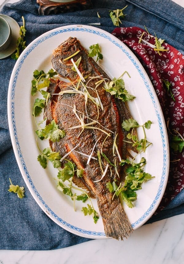 Crispy Fried Flounder, by thewoksoflife.com