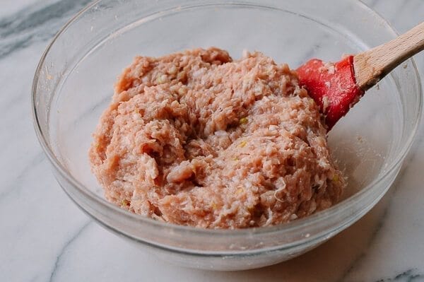 Chinese Pearl Meatballs with Sticky Rice, by thewoksoflife.com