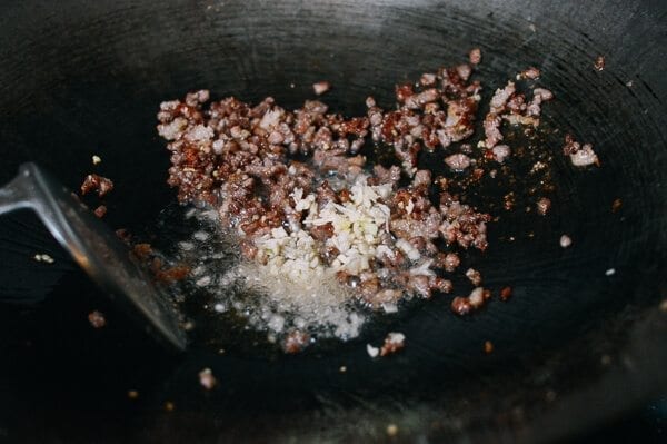 Chinese Pickled Long Bean Noodle Soup, by thewoksoflife.com