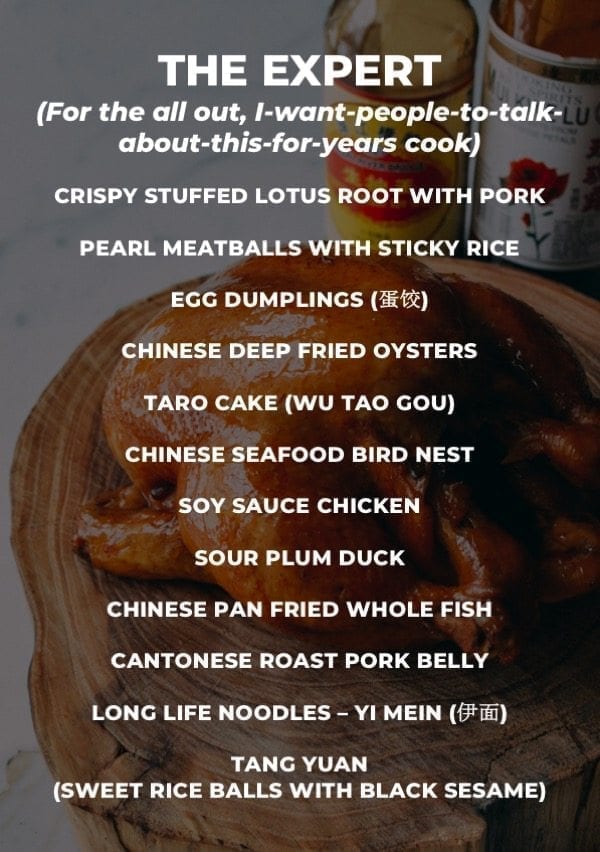 Chinese New Year Menu - the Expert, by thewoksoflife.com