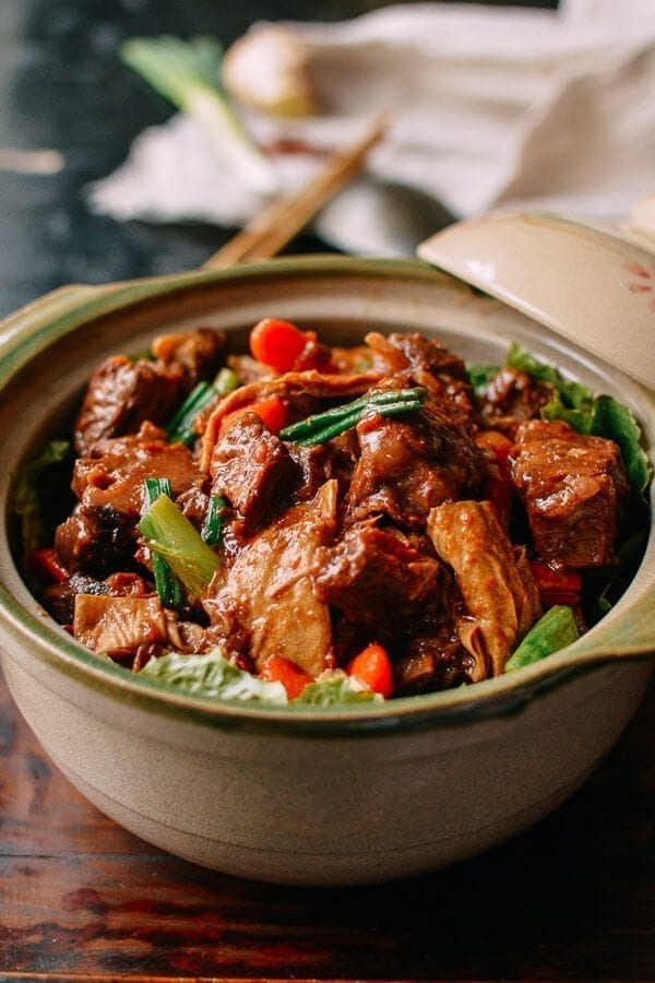 Chinese Braised Lamb Casserole, Hong-Kong Style, by thewoksoflife.com