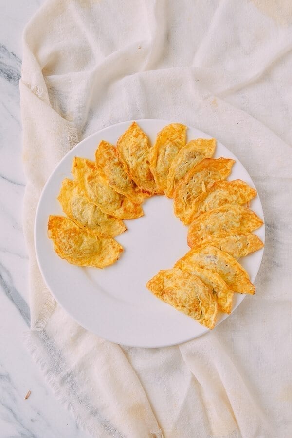 Egg Dumplings, by thewoksoflife.com