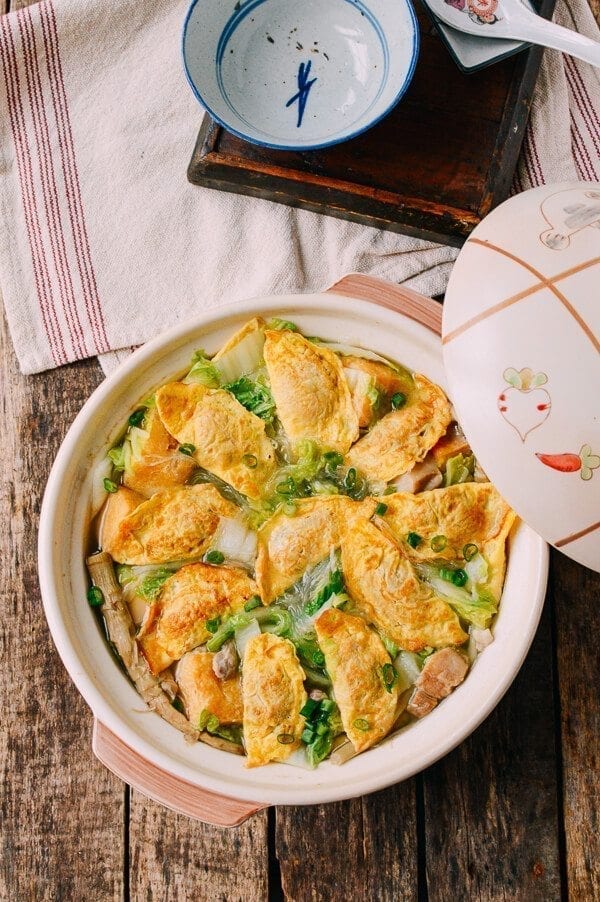 Egg Dumplings, by thewoksoflife.com