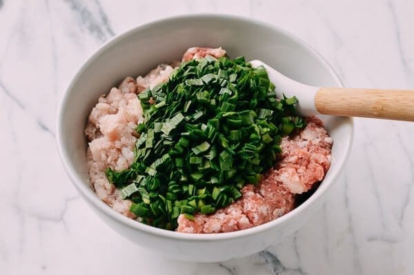 Shandong Pork and Fish Dumplings, by thewoksoflife.com