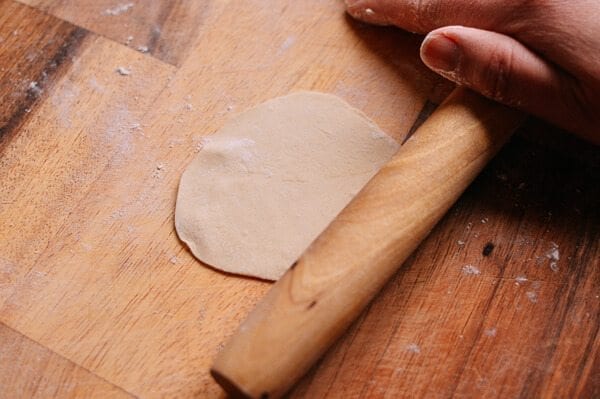 Shandong Pork and Fish Dumplings, by thewoksoflife.com