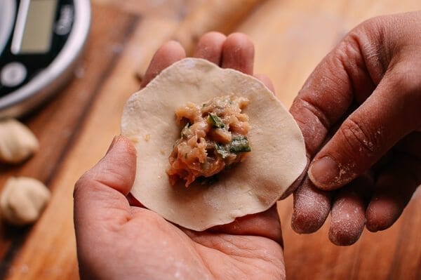 Shandong Pork and Fish Dumplings, by thewoksoflife.com