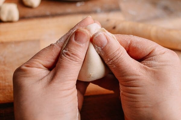 Shandong Pork and Fish Dumplings, by thewoksoflife.com