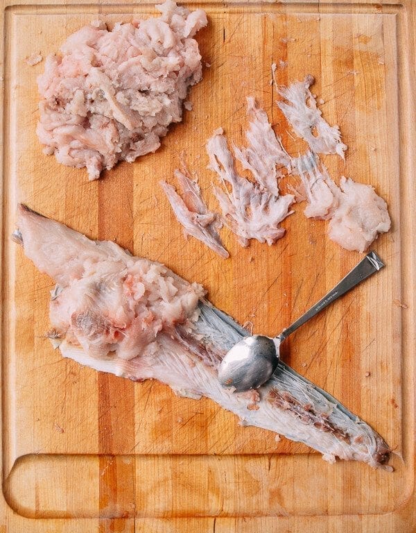 Shandong Pork and Fish Dumplings, by thewoksoflife.com