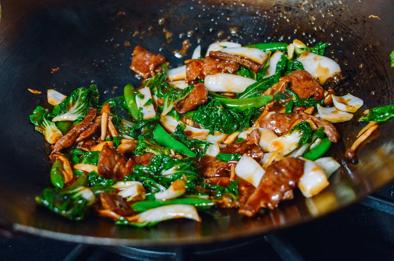 beef stir-fry chinese with vegetables
