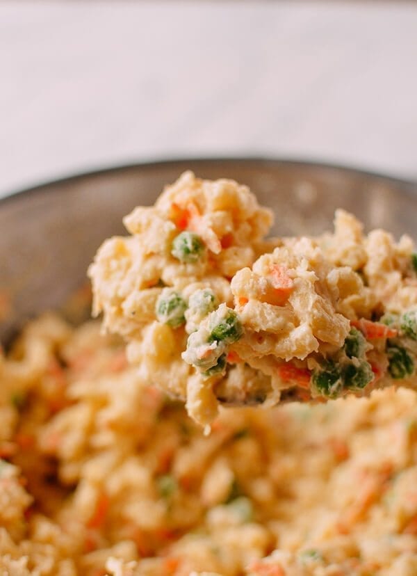 Hawaiian Mac Salad, by thewoksoflife.com