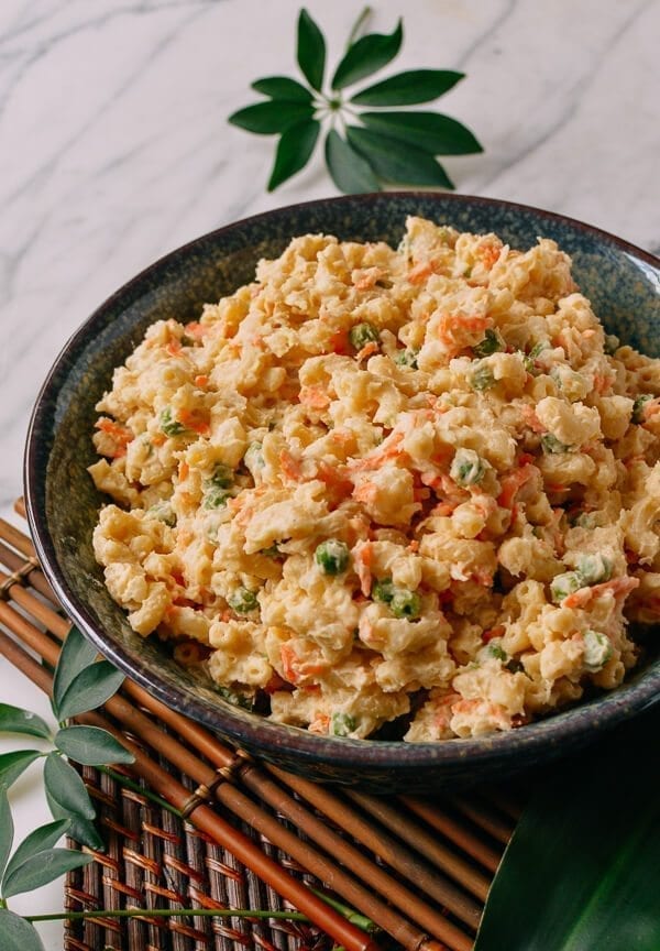 Hawaiian Mac Salad, by thewoksoflife.com
