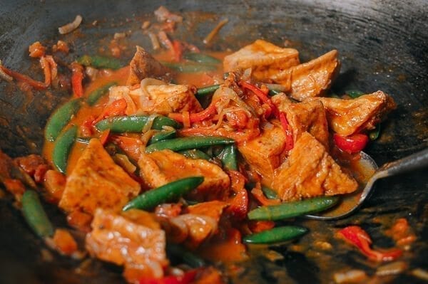 Red Curry Tofu, by thewoksoflife.com
