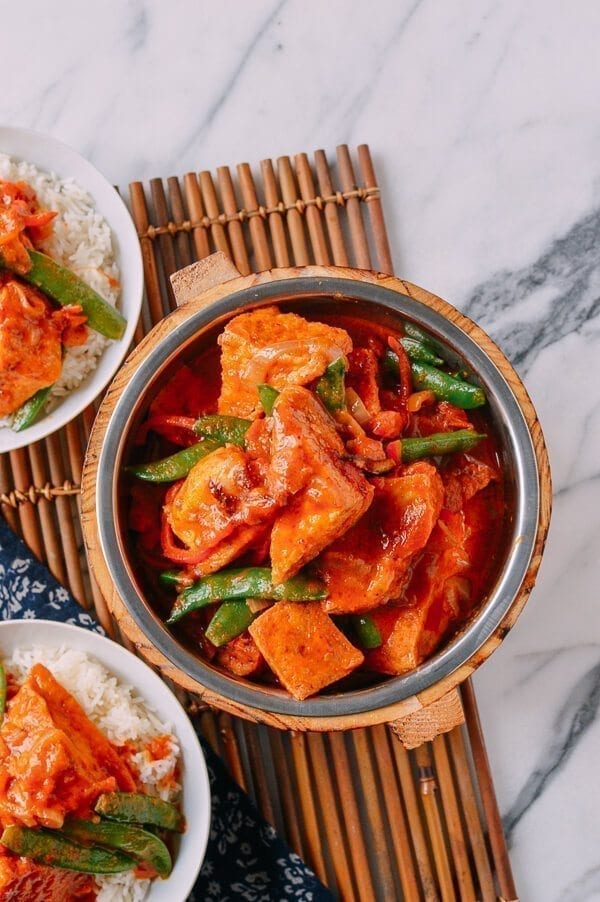 Red Curry Tofu (A Vegan Recipe!)