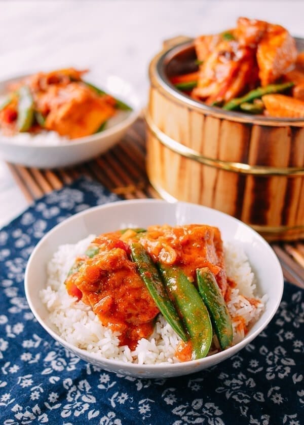 Red Curry Tofu, by thewoksoflife.com