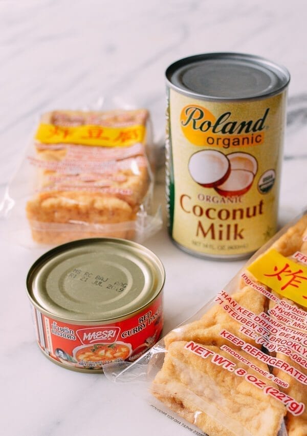 Red Curry Tofu, by thewoksoflife.com