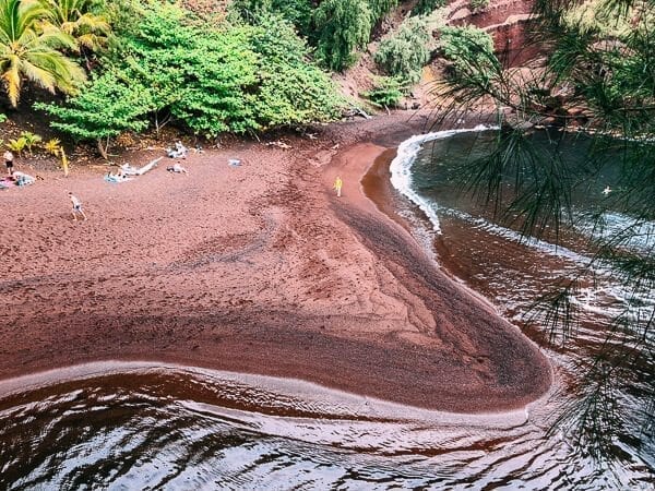Red Sand Beach Road to Hana