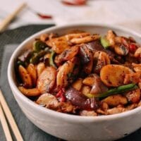 Spicy Stir-fried Rice Cakes, by thewoksoflife.com