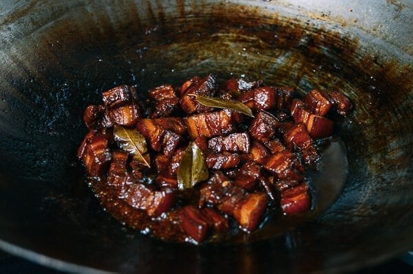 Chairman Mao’s Red Braised Pork Belly, by thewoksoflife.com
