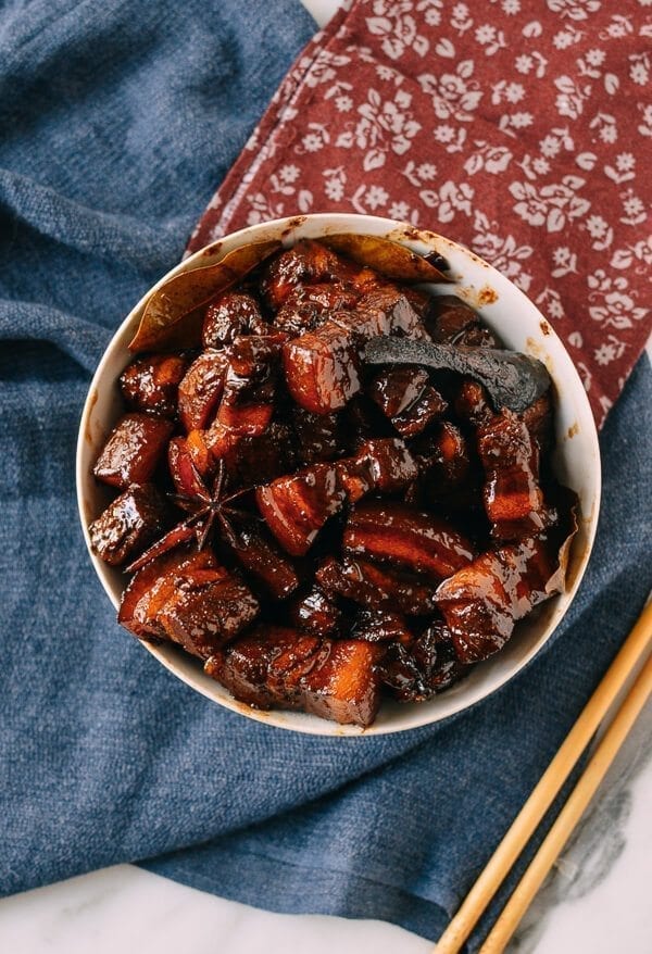 Chairman Mao’s Red Braised Pork Belly, by thewoksoflife.com
