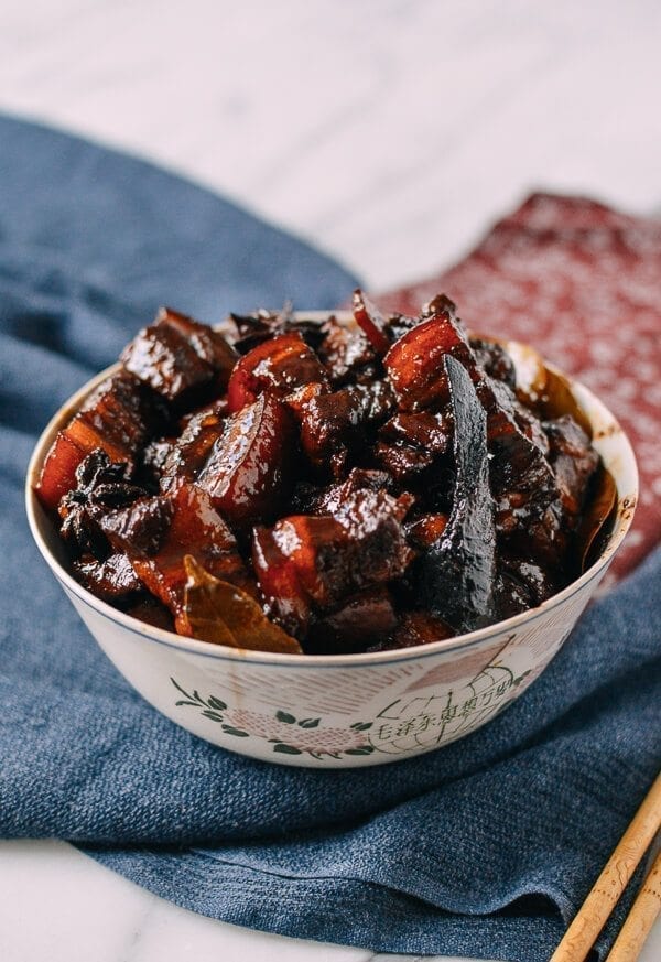 Chairman Mao’s Red Braised Pork Belly, by thewoksoflife.com