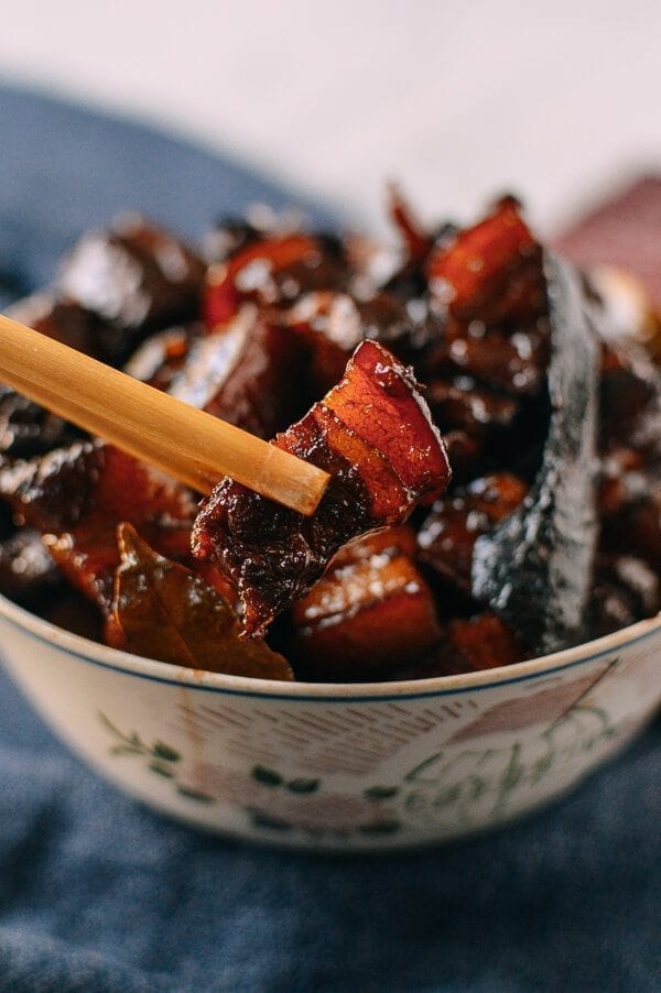 Chairman Mao’s Red Braised Pork Belly, by thewoksoflife.com