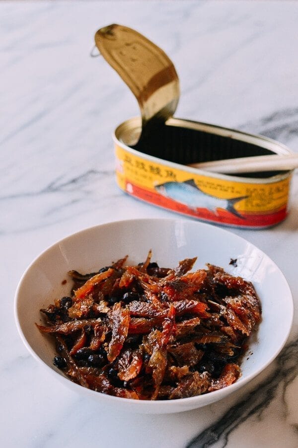 One Pot Rice Cooker Rice with Dace Fish, by thewoksoflife.com