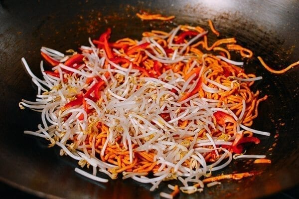 Red Curry Noodles with Chicken, by thewoksoflife.com