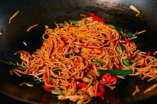 Red Curry Noodles with Chicken, by thewoksoflife.com