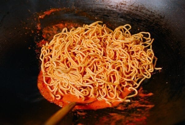 Red Curry Noodles with Chicken, by thewoksoflife.com