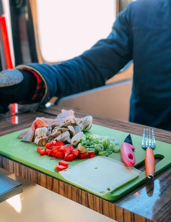 Camper Van Cooking