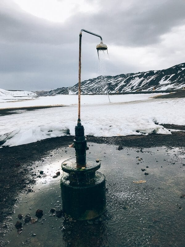 Perpetual Shower Iceland