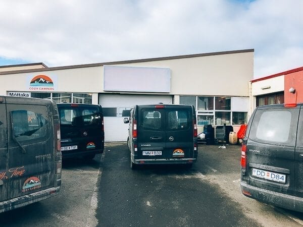 Cozy Campers Office Iceland