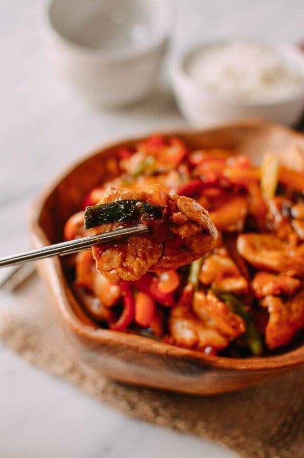 Thai Chili Sauce Chicken Stir-fry, by thewoksoflife.com