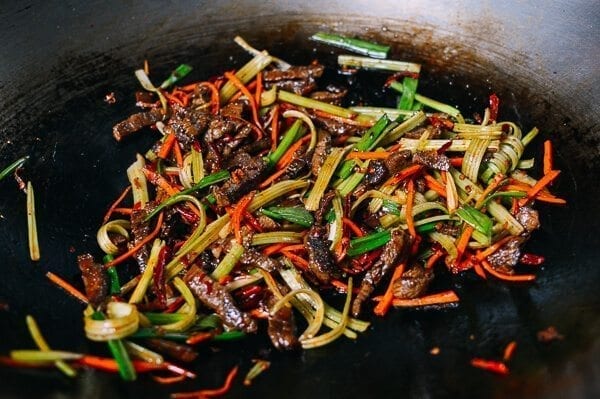 Dry Fried Sichuan Beef, by thewoksoflife.com