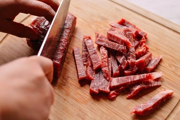 Dry Fried Sichuan Beef, by thewoksoflife.com