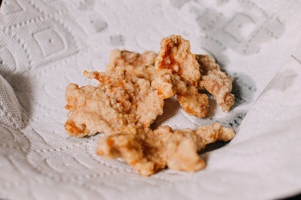 Dongbei Guo Bao Rou (Crispy Sweet & Sour Pork), by thewoksoflife.com