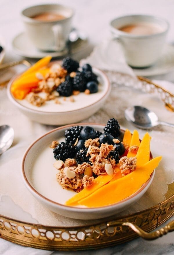Cantonese Steamed Milk Egg Pudding (双皮奶), by thewoksoflife.com