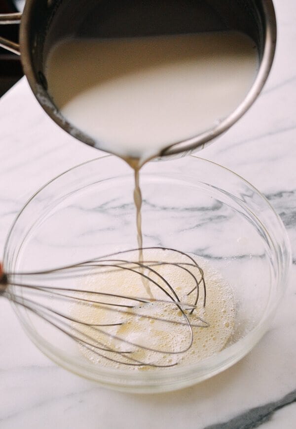 Cantonese Steamed Milk Egg Pudding (双皮奶), by thewoksoflife.com