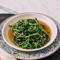 Stir-fried Watercress, by thewoksoflife.com