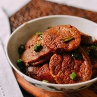 Braised Chinese Vegan Chicken, by thewoksoflife.com
