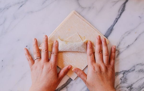 Avocado Egg Rolls, by thewoksoflife.com