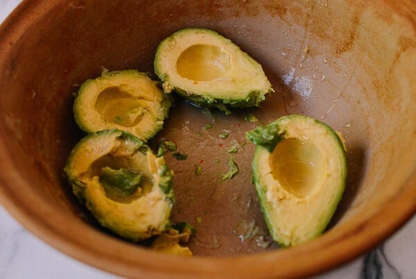 Avocado Egg Rolls, by thewoksoflife.com