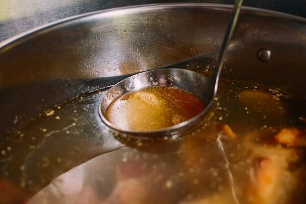 Chicken and Pork Stock, by thewoksoflife.com